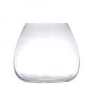 GLASS VASE ''PLUMP'' L ガラス フラワーベース 花瓶 クリア 高さ21.5