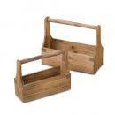 持ち手付きウッドボックス 2点セット 小物入れ インテリア 木製 木箱 通販