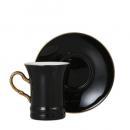 CUP&SAUCER Numelo 2 BLACK カップ ソーサー 食器 上品 直径19