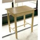 テーブル シャビー イエロー カジュアル コンパクトデスク 机 シンプル 木製 おしゃれ チーク材