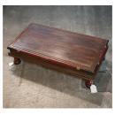 ローテーブル アンティーク家具 おしゃれ 木製 ヨーロピアン調 机 レッドブラウン ブラック 彫り