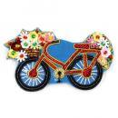 刺繍ブローチ バイク 自転車 ファッション アクセサリー 飾り 高さ4 通販