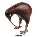 置物 ブラウン S キウイ 動物 インテリア 木製 ウッド アニマル 高さ12 通販