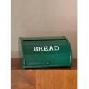 ローラートップブレッド缶 グリーン 4個セット 調味料 ケース パン 保存ケース カフェ かわいい
