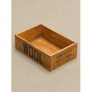 WOOL BOX 木製 パイン材 収納 BOX ナチュラル おしゃれ 使いやすい 箱 英字 ウッド