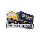 DULTON WAPPEN C DELIVERY SERVICE ワッペン C イエロー 幅6.4