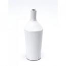 小さな一輪挿し ホーローA 花瓶 モダン 琺瑯 おしゃれ ホワイト シンプル 高さ110