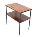 サイドテーブル 木製 シンプル アイアン アンティーク調 ハンドメイド 無垢材 幅50