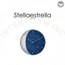 ステラエストレア  壁掛け時計 ウォールクロック ブルー おしゃれ かっこいい 直径30