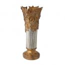 Gold Flower トールベース フラワーポット 花瓶 ヨーロピアン調 おしゃれ ゴージャス