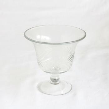 Glass on フット S 透明 花瓶 ガラス きれい エレガント かわいい ディスプレイ