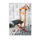 ハンガーチェアー 椅子 ハンガー付き ユニーク 便利 おしゃれ 個性的 木製 家具