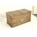 Wood Slated トランク 収納 ケース インテリア家具 アイアン 木製 アンティーク調