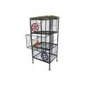 Tool 3ドロワー ボックス アイアン ウッド 木製 シェルフ 棚 収納 カジュアル おしゃれ