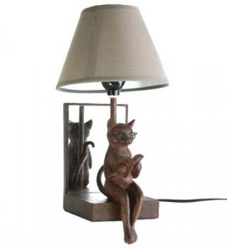 読書Cat ウォールランプ ねこ かわいい 卓上 照明 ランプ 鏡 ミラー スタンド おしゃれ