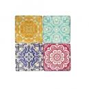 レジンタイルコースター01 (4枚セット) おしゃれ かわいい カラフル キッチン用品 幅96