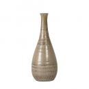 CLAY DROP VASE -L 花器 フラワーベース おしゃれ ベージュ 壷 高さ44.5