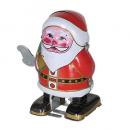 BLUSHING SANTA ブリキ サンタクロース おもちゃ レッド かわいい 雑貨 高さ7.5