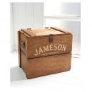 アイリッシュ・モルトコンテナ アンティーク調 箱 ボックス ケース 木製 収納 幅43.5