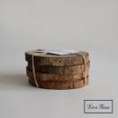 WOOD コースター ソル S/4 木製 ナチュラル ブラウン カフェ 直径9.5