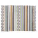 デザインラグ オレンジ カジュアル ファブリック コットン おしゃれ インテリア雑貨 幅190