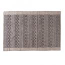 デザインラグ ブラック カジュアル ファブリック コットン おしゃれ インテリア雑貨 幅190