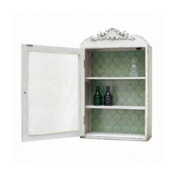 シャビー 壁掛けアラベスク3段ラック  アラビア風　フェミニン アンティーク調 おしゃれ 棚