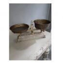 バランス 秤 オブジェ ディスプレイ 卓上 アンティーク調 おしゃれ スチール シャビー