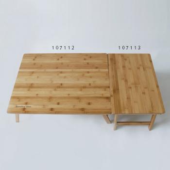 BAMBOO フォールディングテーブル (S) ナチュラル ブラウン 木製 幅53