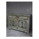 キャビネット アンティーク調 おしゃれ 収納 ディスプレイ シャビー 棚 引き出し ラック