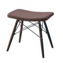 スツール 2個セット 天然木 ダークブラウン おしゃれ ナチュラル かわいい 椅子 幅46