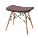 スツール 2個セット 天然木 ミディアムブラウン おしゃれ ナチュラル かわいい 椅子 幅46