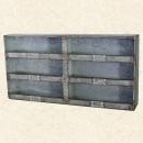 壁掛けデコ6マスブリキラック シャビー アンティーク調 レトロ クラシック お洒落 ラック 棚