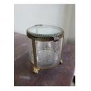 ガラスケース 真鍮 ブラス アンティーク調 収納 小物入れ ボックス おしゃれ エレガント