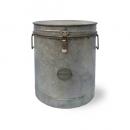 ドロールパウダーボックス 3set アンティーク調 アイアン グレー プランター 高さ20.5~31