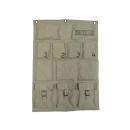 フレイウォール12ポケットLG ファブリック ベージュ ヴィンテージ調 おしゃれ かっこいい 幅54