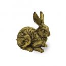 レジンアンティークアニマルラビットB ゴールド オブジェ ウサギ おしゃれ 高さ13.5