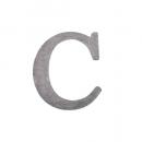 ガルバナイズアルファベット C インテリア イニシャル ディスプレイ エンブレム