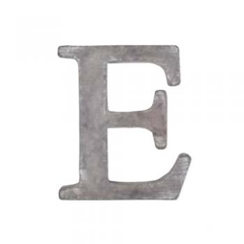 ガルバナイズアルファベット E インテリア イニシャル ディスプレイ エンブレム