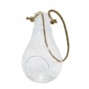 ハンギングロープライトバルブL ガラス雑貨 植物 ディスプレイ おしゃれ かわいい プランター