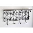 バロックアイアンウォール4フック　ブラック