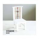 ミニチュアチェア ローズバラ ホワイト 木 ステンドグラス おしゃれ アンティーク北欧インテリア雑貨