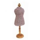 トルソー 卓上 アクセサリースタンド ディスプレイ 雑貨 インテリア オブジェ パープル