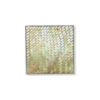 モザイクプレートNo.4  壁掛けインテリア リゾート カラフル グリーン キラキラ スクエア