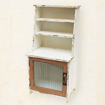 アンティーク 棚 カップボード 雑貨小物コレクション お店ディスプレイ キッチンインテリア