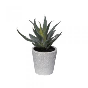 アートプランツアロエポットS フェイクプランツ 造花 おしゃれ ディスプレイ 観葉植物