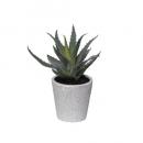 アートプランツアロエポットS フェイクプランツ 造花 おしゃれ ディスプレイ 観葉植物