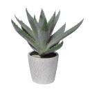 アートプランツアロエポットL フェイクプランツ 造花 おしゃれ ディスプレイ 観葉植物