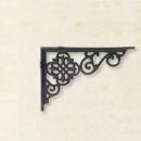 ファウンダーブラケットD ノブ壁掛け 4個セット アンティーク　ヨーロピアン DIYインテリア