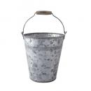 タゴールバケツS ハンドメイド 収納 インテリア雑貨 ディスプレイ おしゃれ シルバー